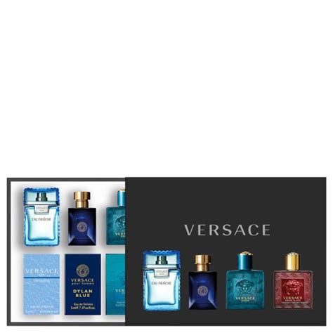 versace gifts & sets men mini set x 4|versace backpack gift with purchase.